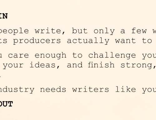 🎬 A Producer’s Bloody Honest Note to Writers Said With Love and Respect